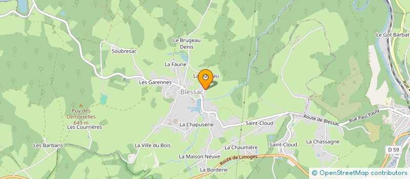 localisation de l'entreprise VIA ALEXANDRE à BLESSAC