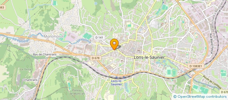 localisation de l'entreprise VIA ARCATA  LONS-LE-SAUNIER