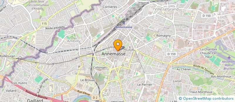 localisation de l'entreprise VIA ARGENTO à ANNEMASSE