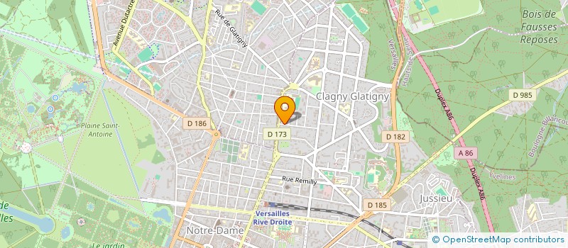 localisation de l'entreprise VIA ARTIS à VERSAILLES