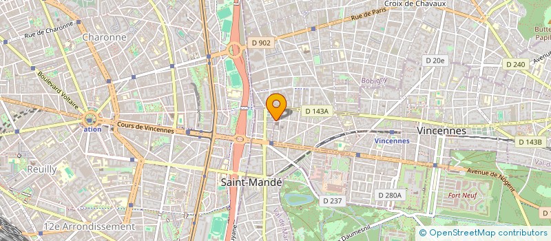 localisation de l'entreprise VIA ARTIS NGA à VINCENNES