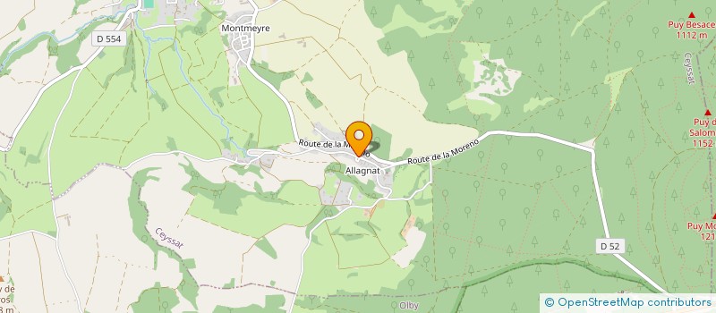 localisation de l'entreprise VIA ARVERNA VISITES GUIDEES  CEYSSAT