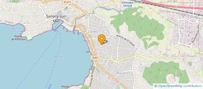 localisation de l'entreprise VIA ASSURANCES INTERNET à SIX-FOURS-LES-PLAGES