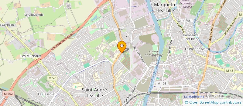localisation de l'entreprise VIA AUTOMOBILE à SAINT-ANDRE-LEZ-LILLE