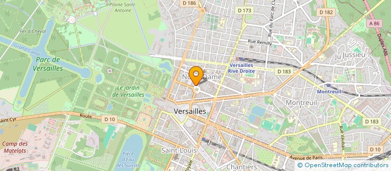 localisation de l'entreprise VIA CAPITAL à VERSAILLES