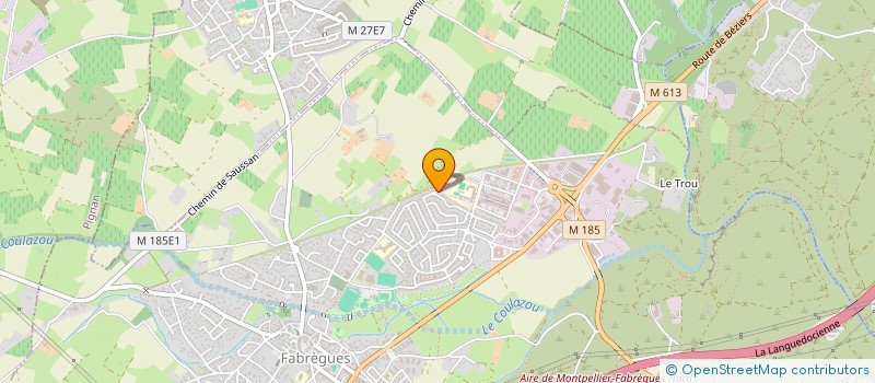 localisation de l'entreprise VIA CARINA  FABREGUES