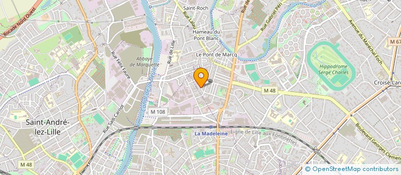 localisation de l'entreprise VIA CARNOT 2021 à MARCQ-EN-BARŒUL