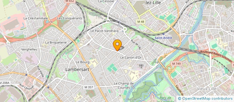 localisation de l'entreprise VIA CARO à LAMBERSART