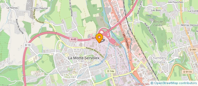 localisation de l'entreprise VIA-CONCEPT à LA MOTTE-SERVOLEX