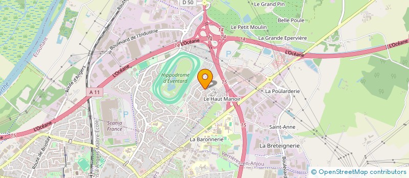 localisation de l'entreprise VIA CONSTRUCTION  ECOUFLANT