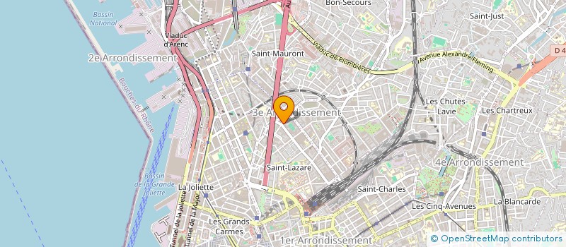 localisation de l'entreprise VIA DEL SUD à MARSEILLE