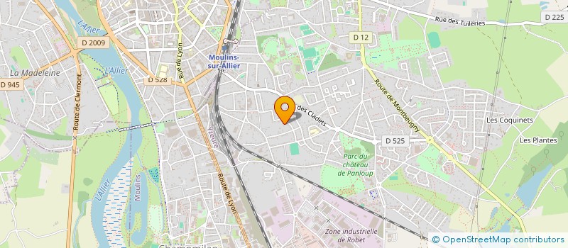 localisation de l'entreprise VIA DIFFUSION à YZEURE