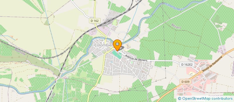 localisation de l'entreprise VIA DOMITIA à COLOMBIERS