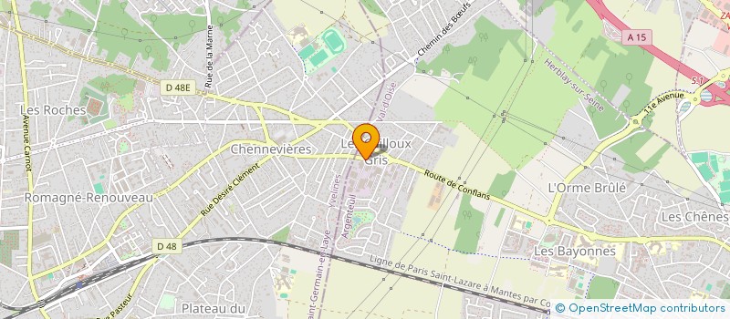 localisation de l'entreprise VIA ENERGIES  HERBLAY-SUR-SEINE