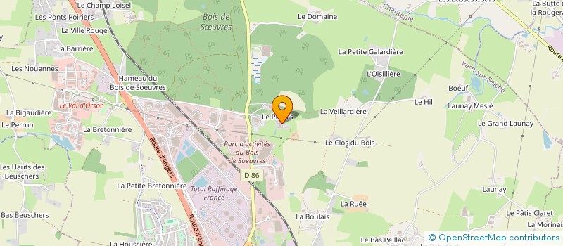 localisation de l'entreprise VIA FELICIA  VERN-SUR-SEICHE