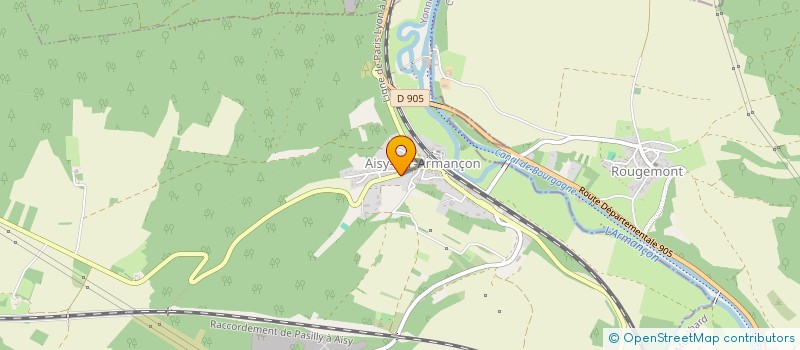 localisation de l'entreprise VIA FORMATION  AISY-SUR-ARMANCON