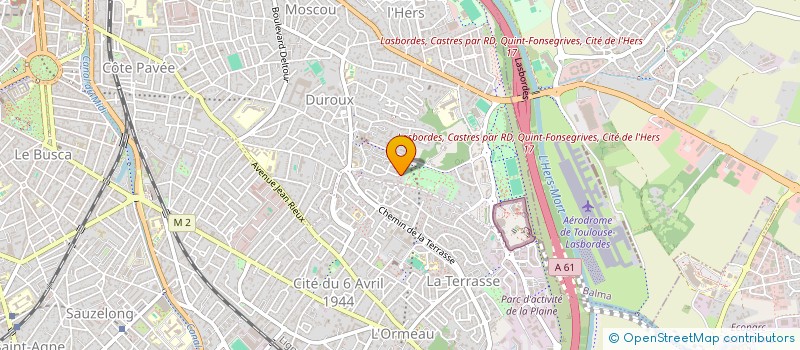 localisation de l'entreprise VIA IMMO à TOULOUSE