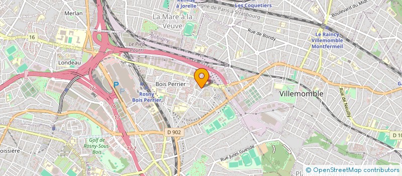 localisation de l'entreprise VIA IMMOBILIS à ROSNY-SOUS-BOIS