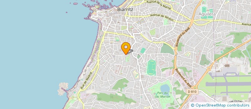 localisation de l'entreprise VIA - INDIGO à BIARRITZ