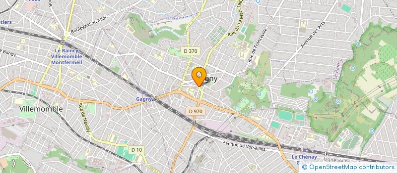 localisation de l'entreprise VIA ITALIA à GAGNY