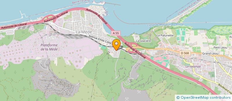 localisation de l'entreprise VIA ITALIA PROMOTION  CHATEAUNEUF-LES-MARTIGUES