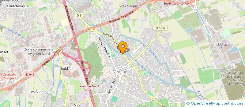 localisation de l'entreprise VIA IULIA AUGUSTA  VEDENE