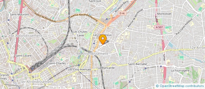 localisation de l'entreprise VIA LA LUNA à MARSEILLE