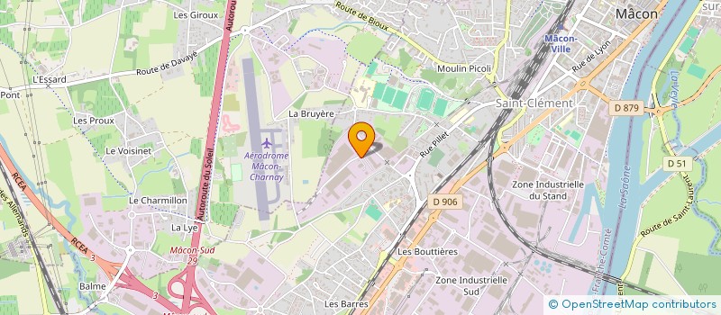 localisation de l'entreprise VIA LAMARTINE SARL à MACON
