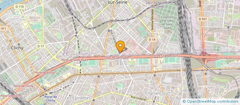 localisation de l'entreprise VIA LE MONDE à SAINT-OUEN-SUR-SEINE