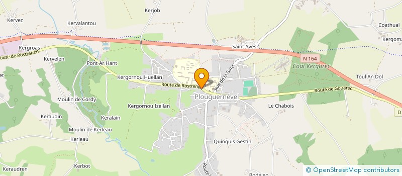 localisation de l'entreprise VIA LEONIS  PLOUNEVEZ QUINTIN