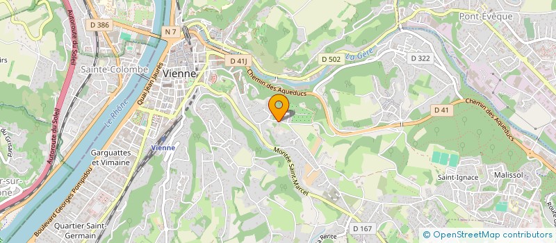 localisation de l'entreprise VIA  LEX  VIENNE