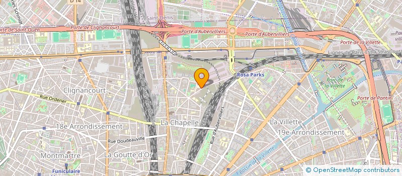localisation de l'entreprise VIA LOGISTIC à PARIS