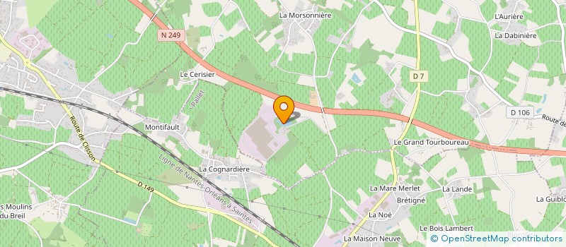 localisation de l'entreprise VIA LOGISTIQUE OUEST à LA CHAPELLE-HEULIN