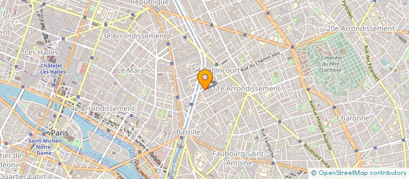 localisation de l'entreprise VIA LUMINARE  PARIS