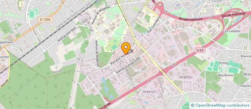 localisation de l'entreprise VIA MAGNA  PESSAC