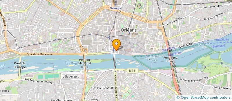 localisation de l'entreprise VIA MANZONI à ORLEANS
