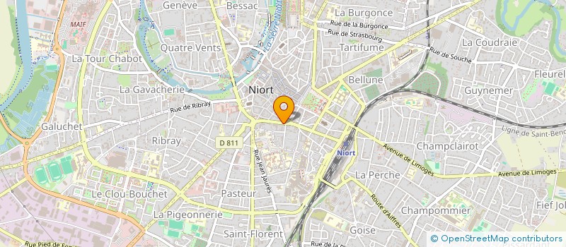 localisation de l'entreprise VIA MARIS à NIORT
