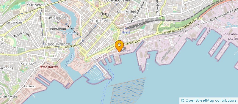 localisation de l'entreprise VIA MEDIA à BREST