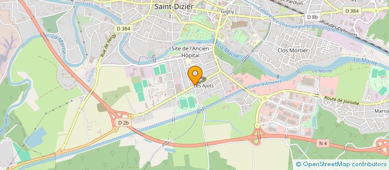 localisation de l'entreprise VIA MODA à SAINT-DIZIER