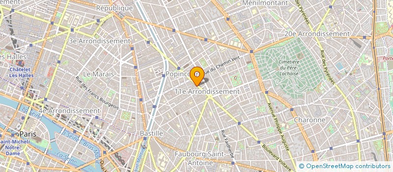 localisation de l'entreprise VIA MODE à PARIS