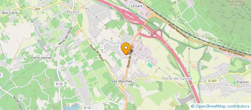 localisation de l'entreprise VIA MONTA  PORTE-DE-SAVOIE