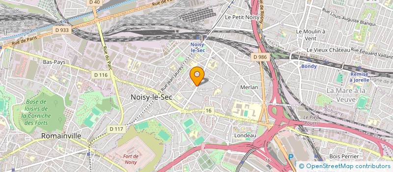 localisation de l'entreprise VIA MUSICAE à NOISY-LE-SEC