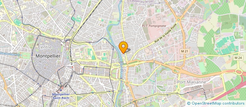 localisation de l'entreprise VIA NOVA à MONTPELLIER