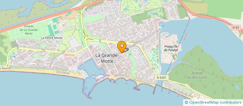 localisation de l'entreprise VIA NRJ  LA GRANDE-MOTTE