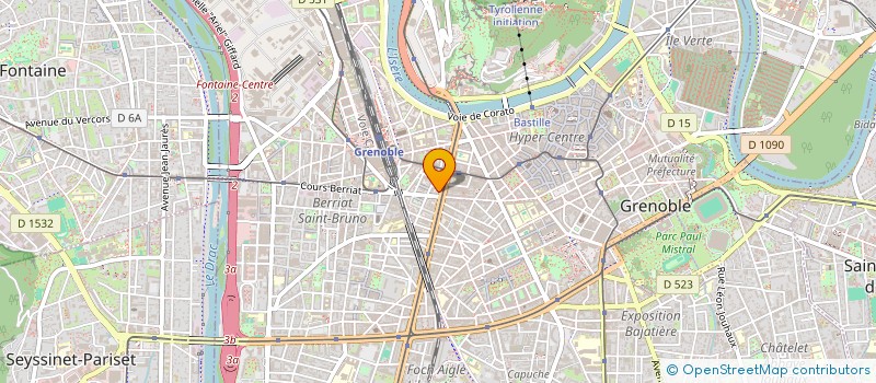 localisation de l'entreprise VIA NS DD à GRENOBLE