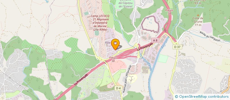 localisation de l'entreprise VIA PROTECTION à FREJUS