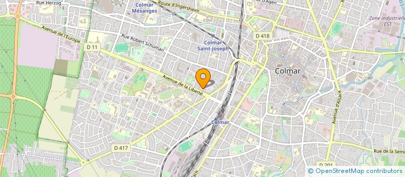 localisation de l'entreprise VIA ROC  COLMAR