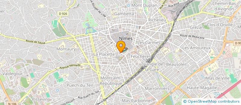localisation de l'entreprise VIA ROMANA  NIMES