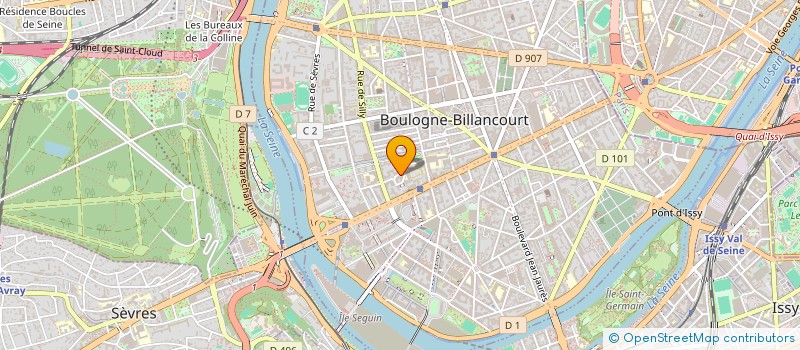 localisation de l'entreprise VIA ROSTAND à BOULOGNE-BILLANCOURT