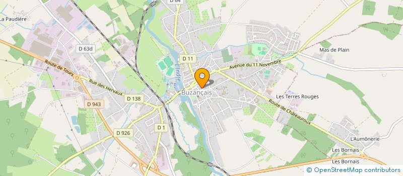 localisation de l'entreprise VIA SERENA à BUZANCAIS